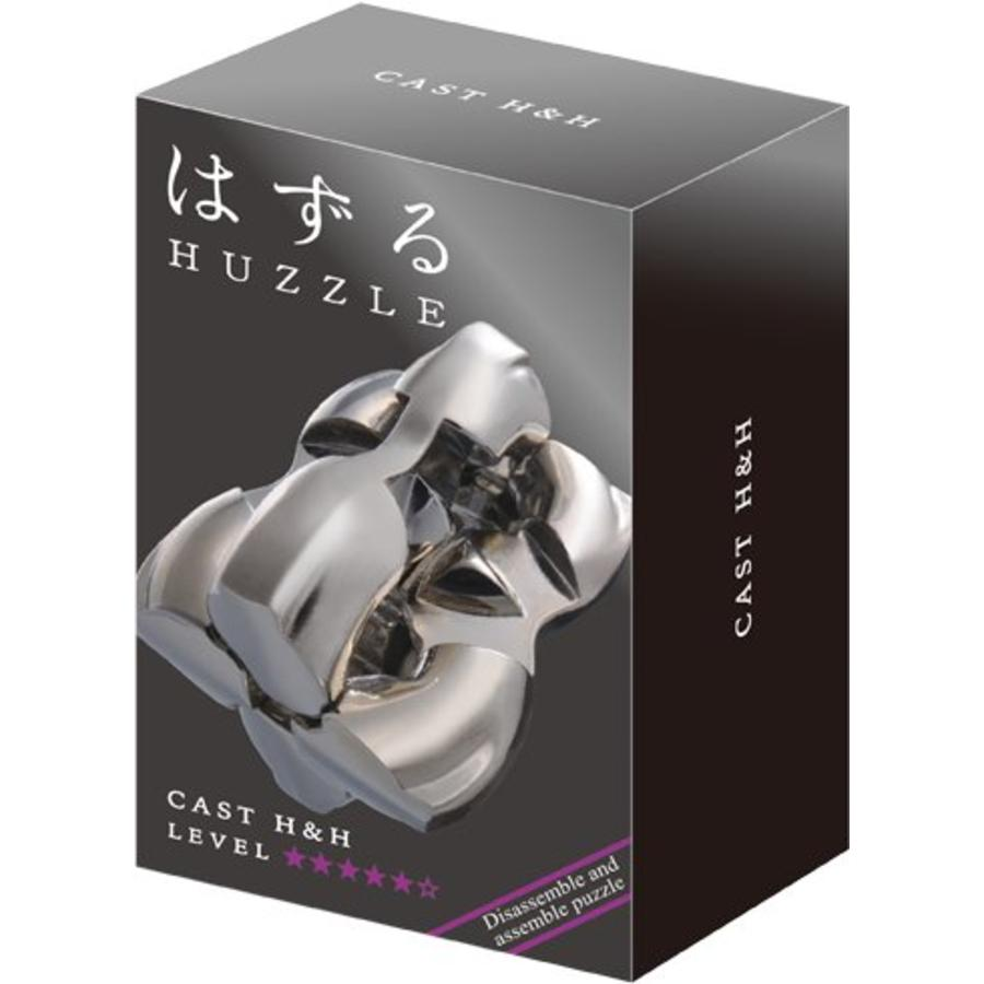 Hanayama - Cast H & H - Metal Brain Teaser Puzzle Lvl5