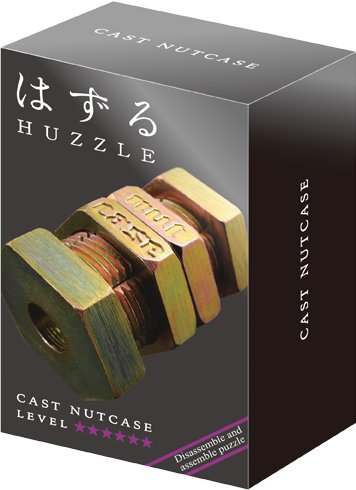 Hanayama - Cast Nutcase - Metal Brain Teaser Puzzle Lvl6