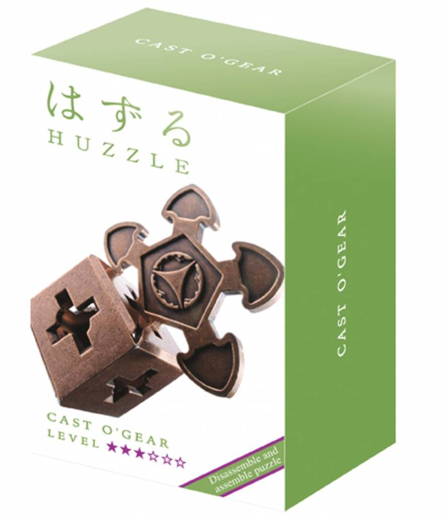 Hanayama - Cast O'Gear - Metal Brain Teaser Puzzle Lvl3
