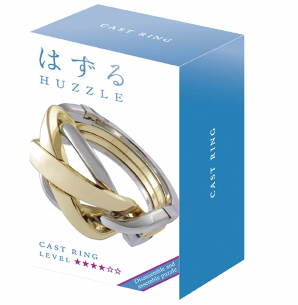 Hanayama - Cast Ring - Metal Brain Teaser Puzzle Lvl4
