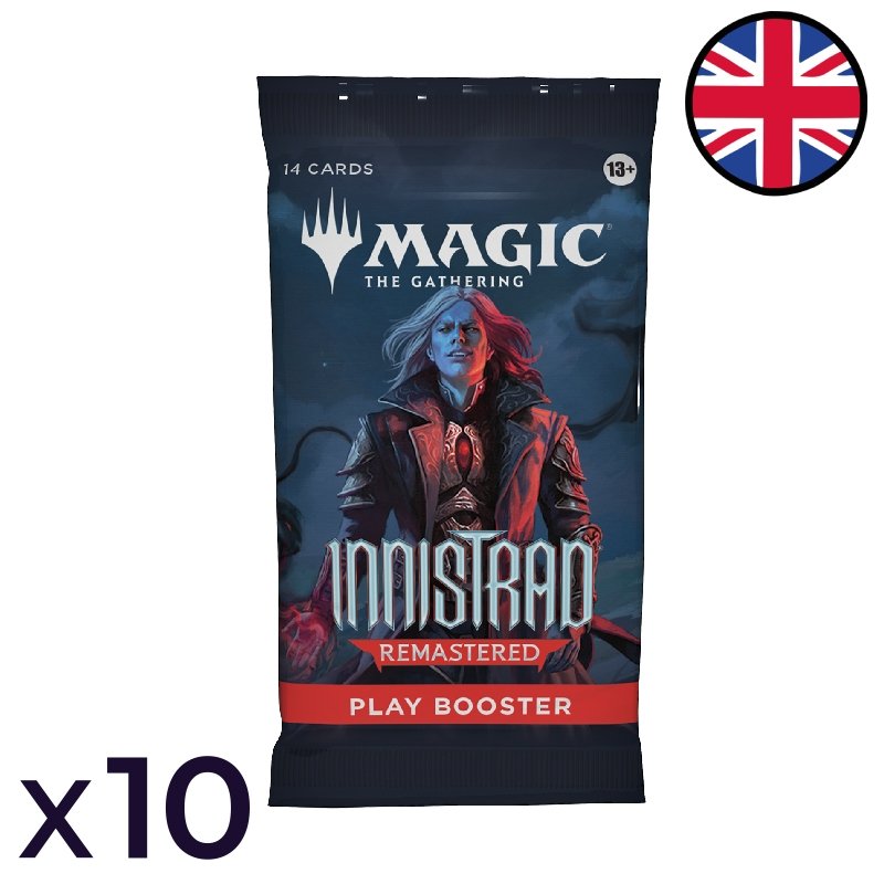 Lot de 10 boosters de jeu Innistrad Remastered - Magic EN