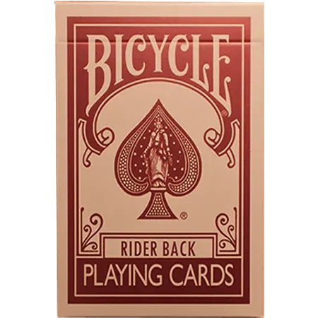 Jeu de 54 cartes Métallique Rubis - Bicycle