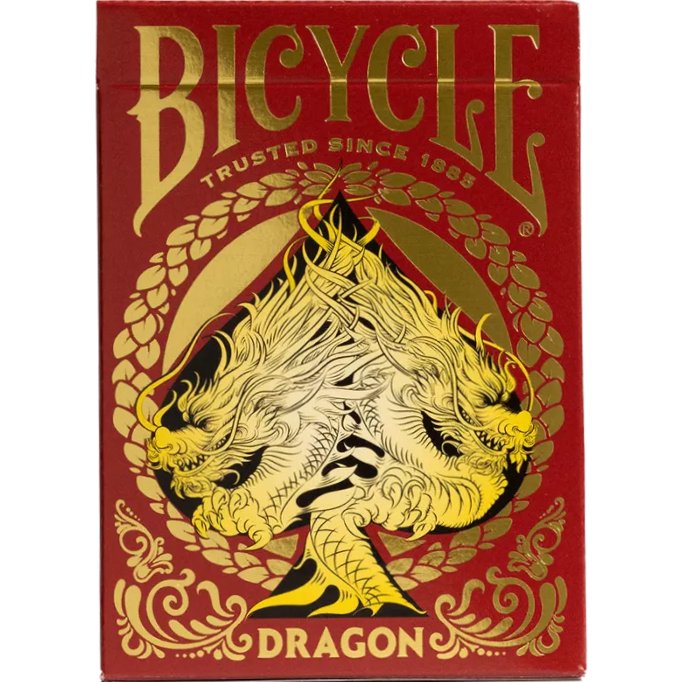 Jeu de 54 Cartes Dragon Red - Bicycle