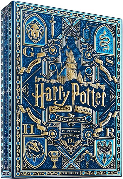 Jeu de 54 Cartes Harry Potter Bleu Serdaigle - Theory11