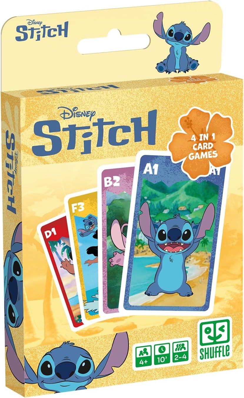 Jeu de Famille 4 en 1 - Stitch