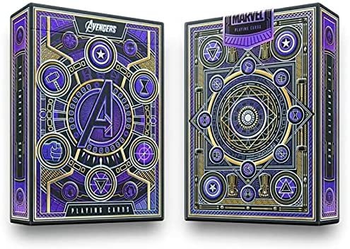 Jeu de 54 Cartes Avengers Purple Edition - Theory11