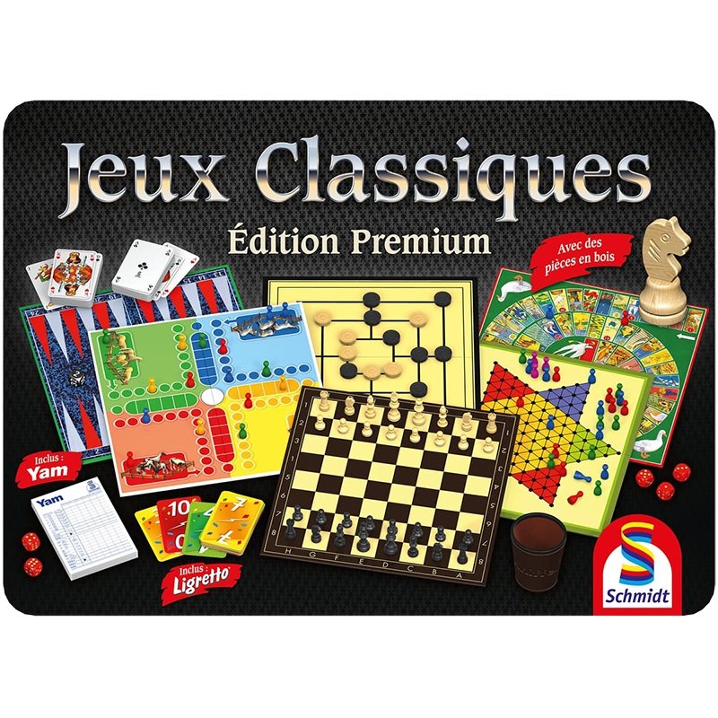 Coffret Jeux Classiques - Édition Premium Schmidt