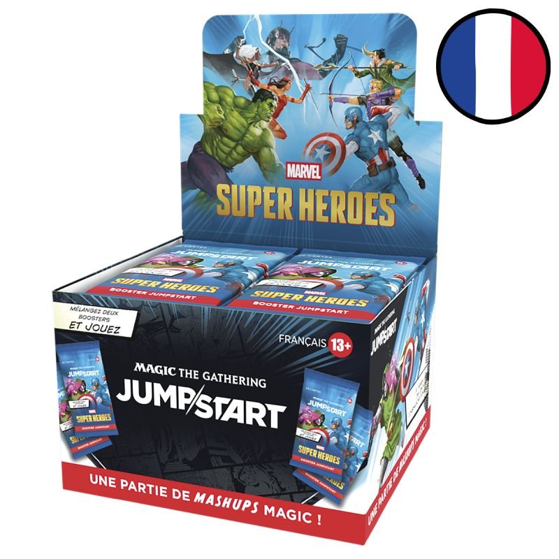 Boite de 24 boosters Jumpstart Marvel Super Heroes - Magic FR