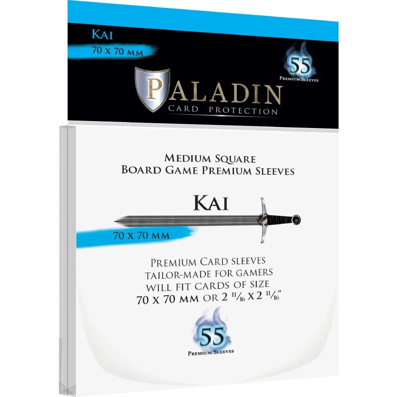 55 Kai Clear Sleeves 70 × 70 mm) - Paladin