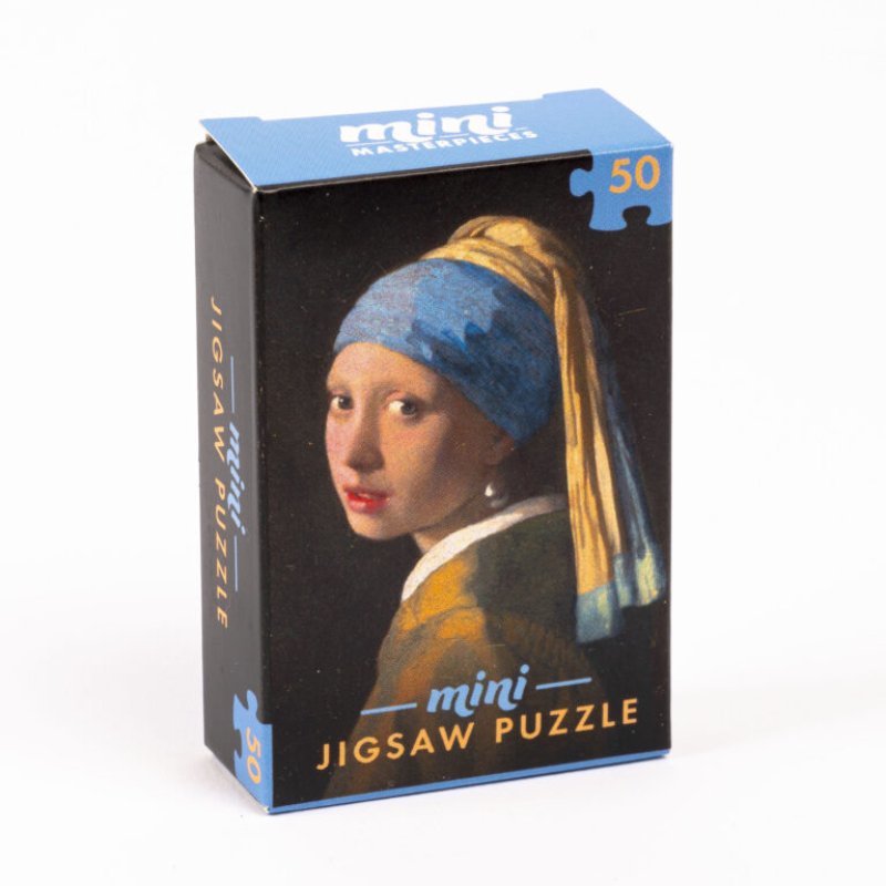 Jigsaw Puzzle 50 Pieces - Mini Girl with a Pearl Earring - Professor Puzzle