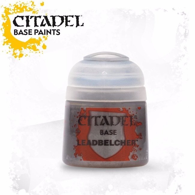 Pot of Base Leadbelcher paint 12ml 21-28 - Citadel