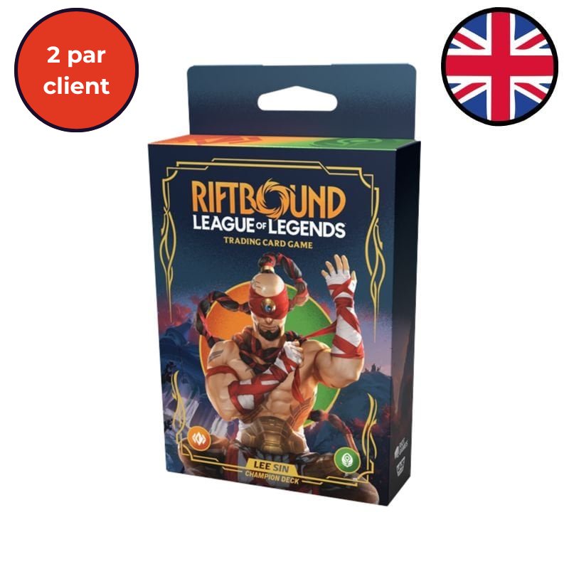 Deck de Champion - Lee Sin - Riftbound: League of Legends EN