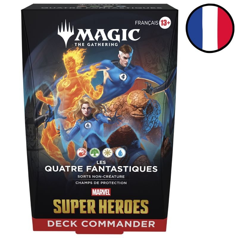 Deck Commander Marvel Super Heroes - Les Quatre Fantastiques - Magic FR