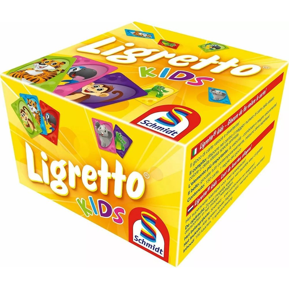 Schmidt Ligretto Ai Dadi – Gioco Di Società Frenetico Per 2-4 Giocatori, 8+ Anni, 24 Cubi Colorati