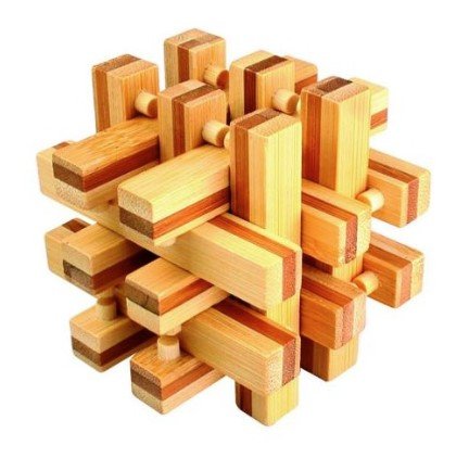 Lock Up - 3D Bamboo Brain Teaser Puzzle