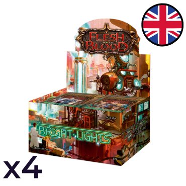 Bright Lights Case of 4 displays of 24 booster packs - Flesh and Blood EN
