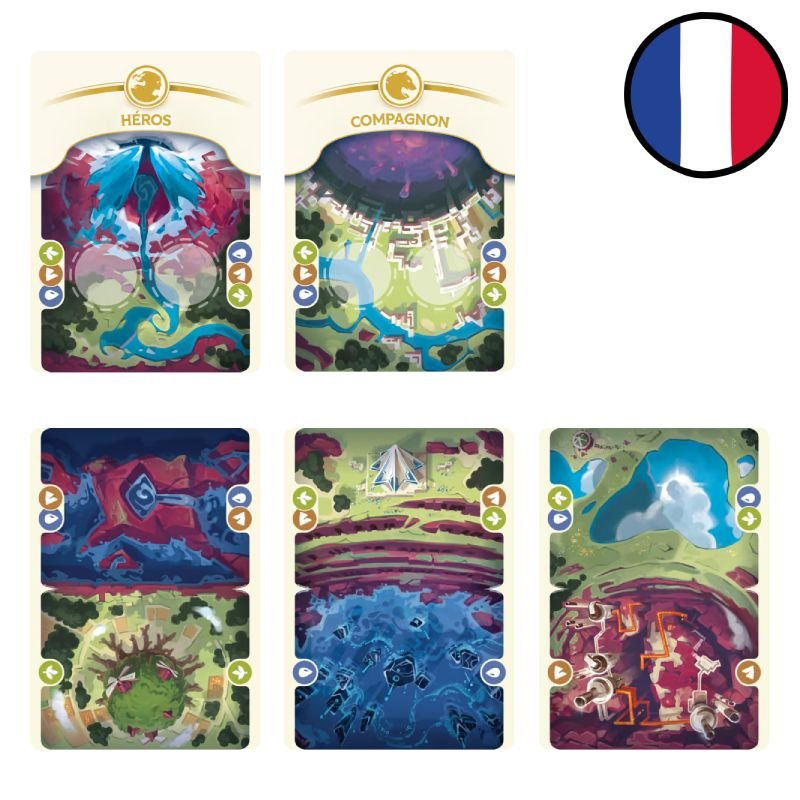 Lot des 5 cartes Aventure Murmures du Labyrinthe - Altered FR