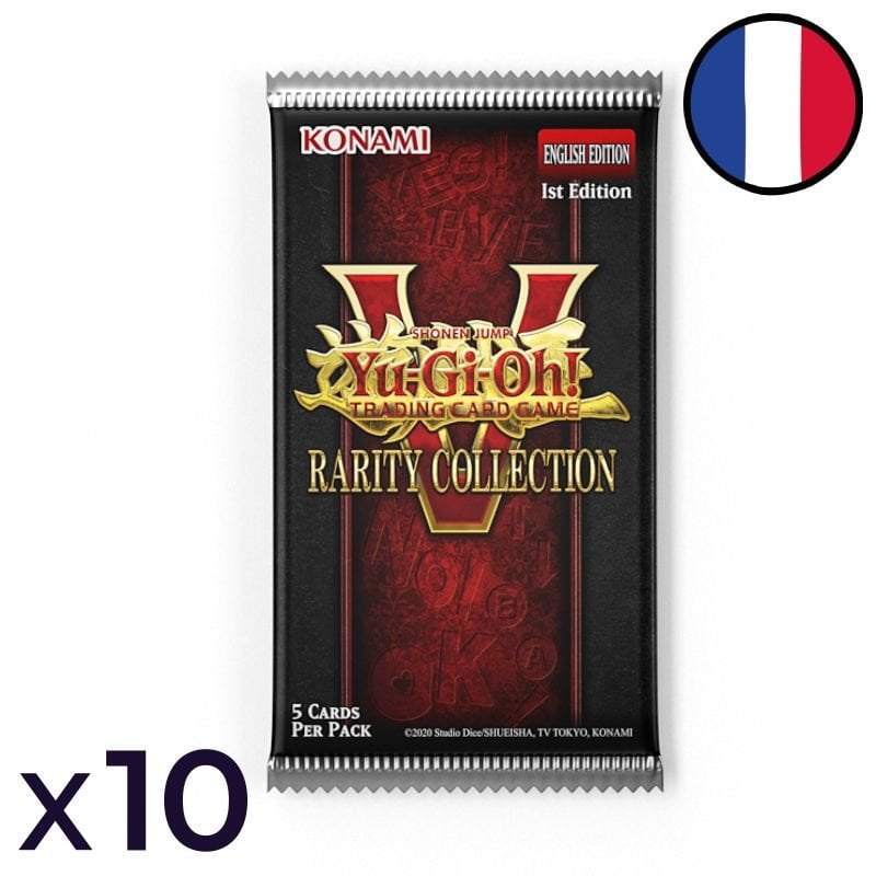 Lot de 10 Boosters Collection Rareté 5 - Yu-Gi-Oh! FR