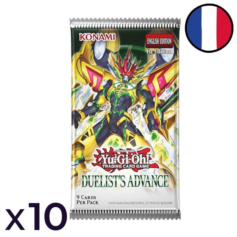 Set of 10 Duelist's Advance Booster Packs - Yu-Gi-Oh! FR