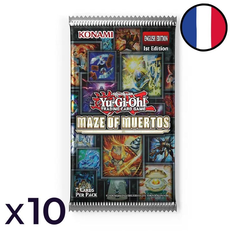 Lot de 10 Boosters Maze of Muertos - Yu-Gi-Oh! FR