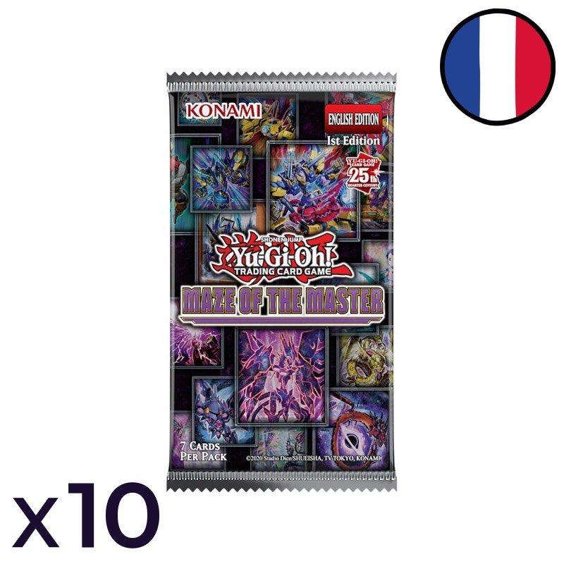 Set of 10 Maze of the Master Booster Packs - Yu-Gi-Oh! FR