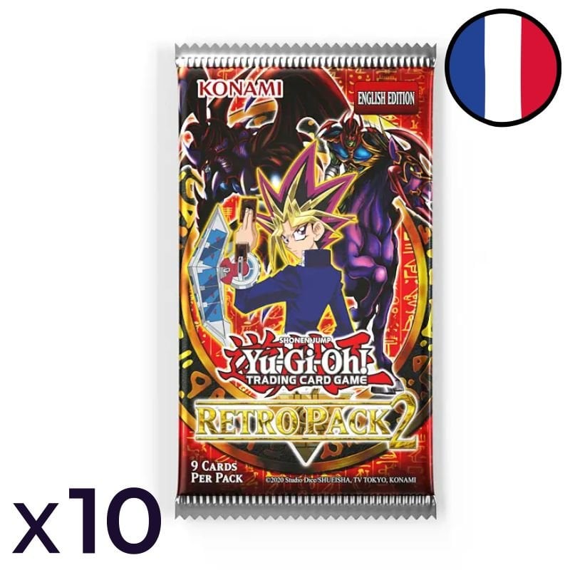 Set of 10 Retro Pack 2 (2025 Reprint) Booster Packs - Yu-Gi-Oh! FR