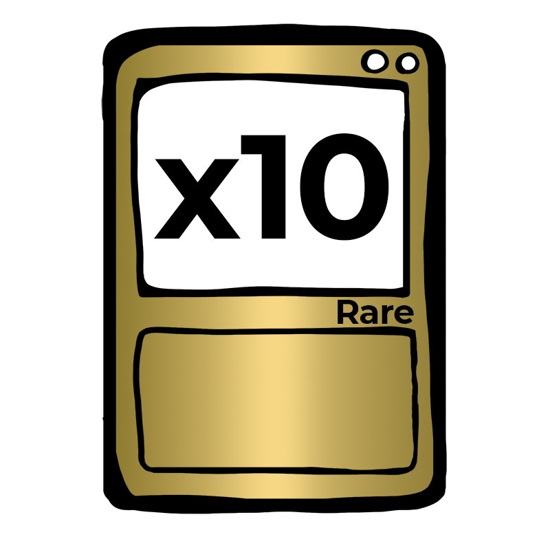 Lot de 10 Rares Nmint/Mint FR ou EN