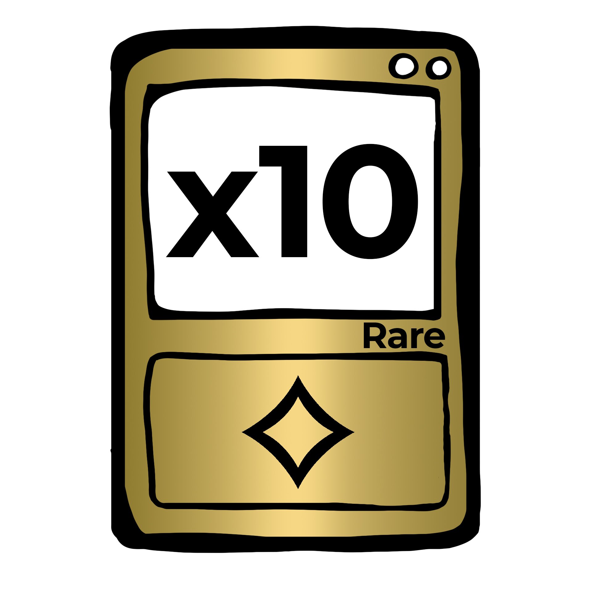 Lot de 10 Rares Artefacts - FR/EN