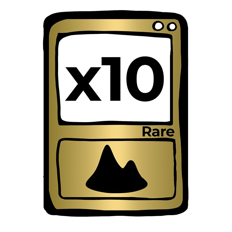 Lot de 10 Rares de Terrains - FR/EN