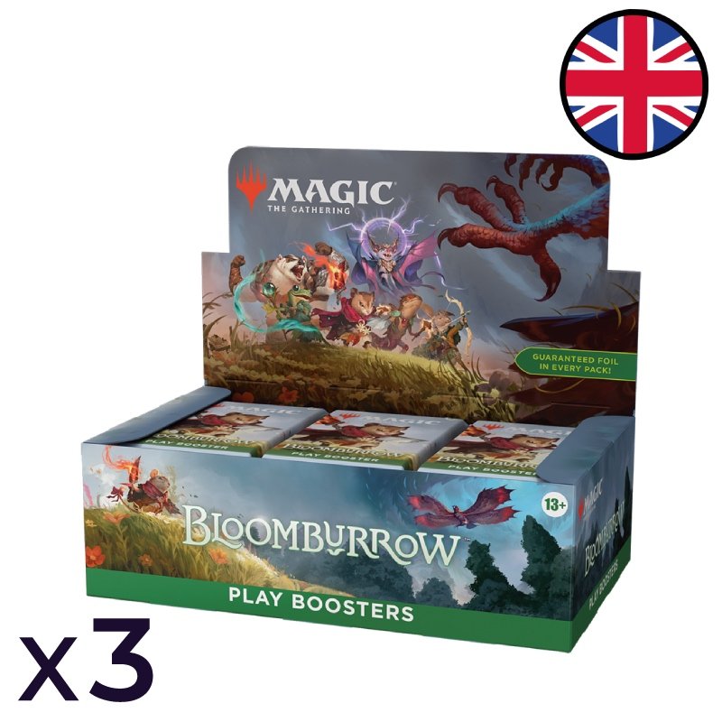 Bloomburrow Set of 3 Displays of 36 Play Boosters - Magic EN