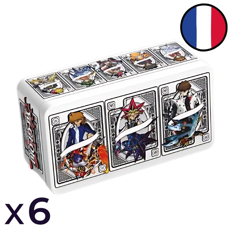 Set of 6 2025 Mega-Pack Tins (with metal Tin) - Yu-Gi-Oh! FR