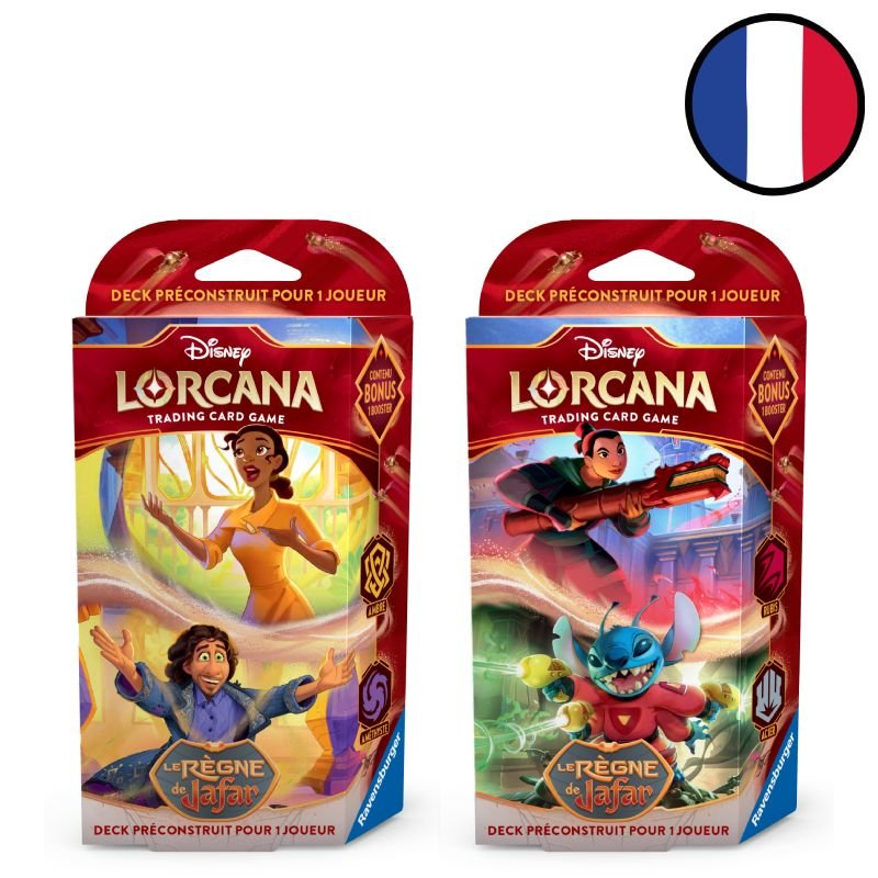 Set of the 2 Reign of Jafar Chapter 8 Starter Decks - Disney Lorcana FR