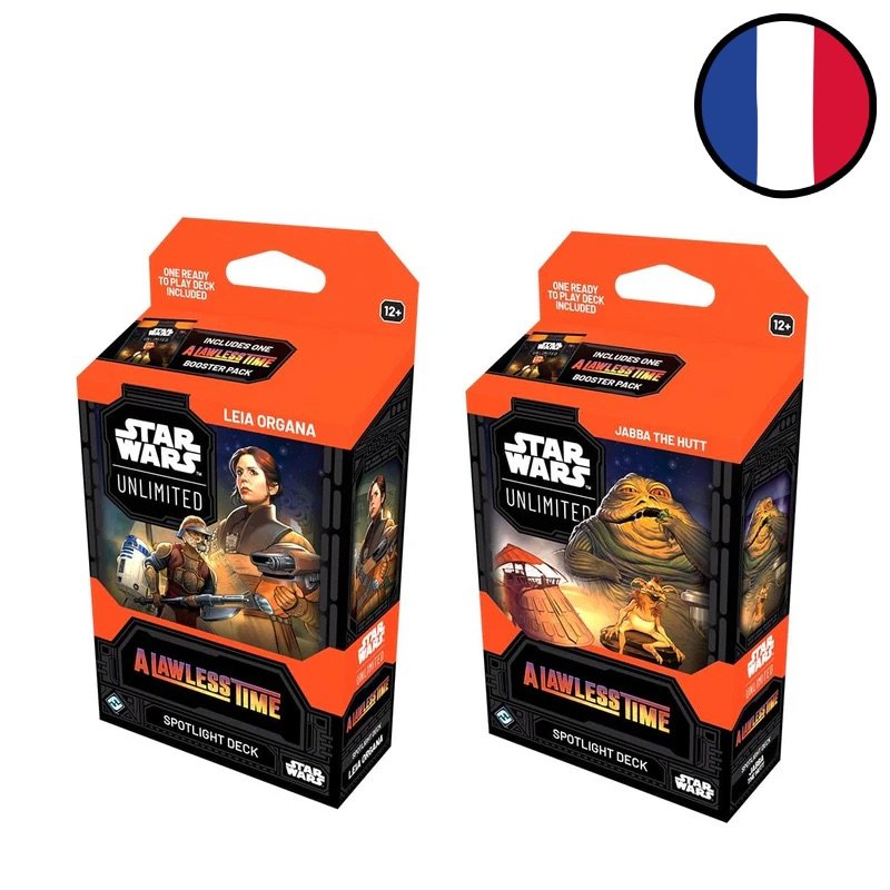 Lot des 2 decks de démarrage Sans Foi Ni Loi - Star Wars Unlimited FR