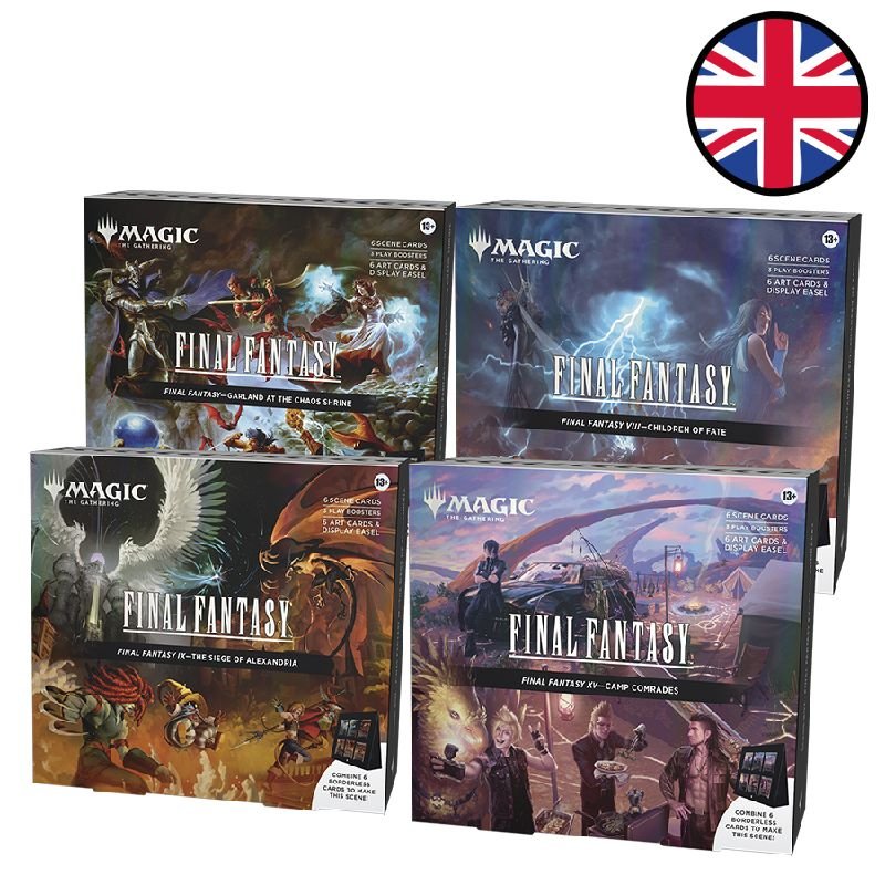 Lot des 4 Coffrets scéniques Magic: The Gathering — FINAL FANTASY - Magic EN