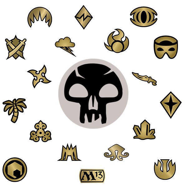 Lot de 10 Rares Noires - FR/EN