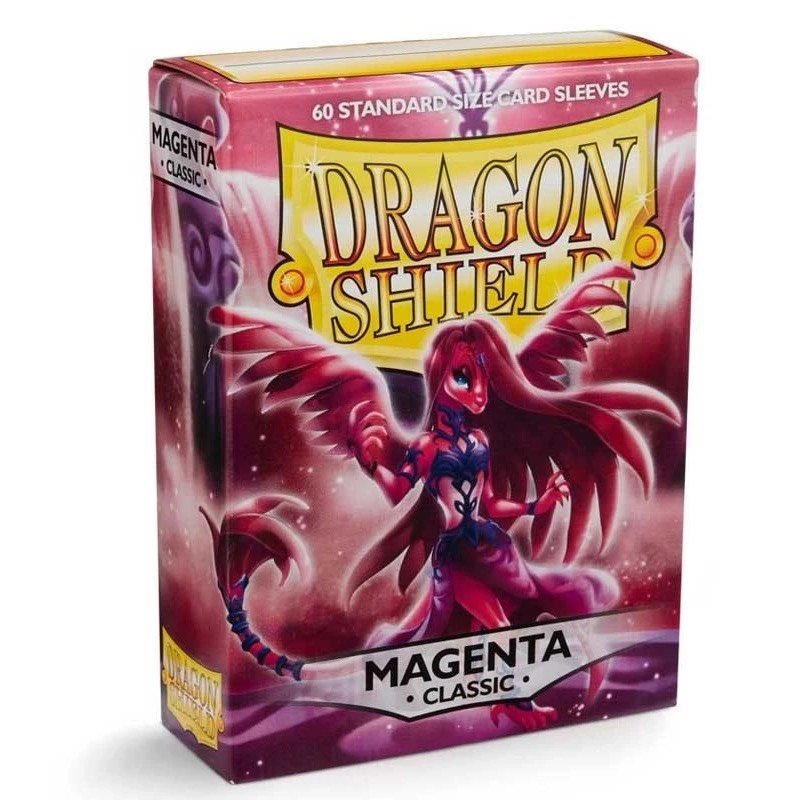 60 Pochettes Classic Format Standard Magenta - Dragon Shield