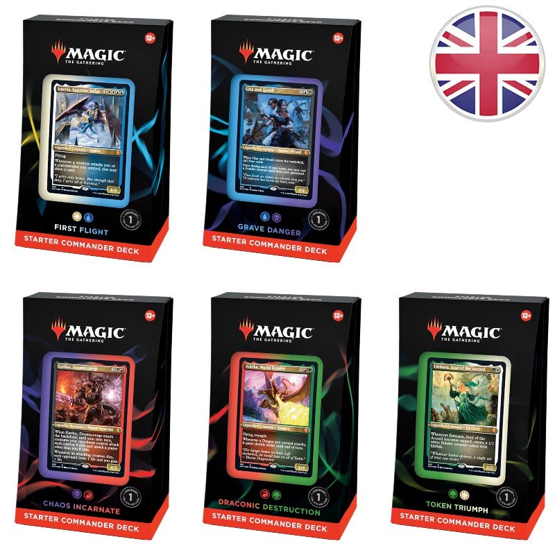 Set of the 5 Commander Starter Decks - Magic EN