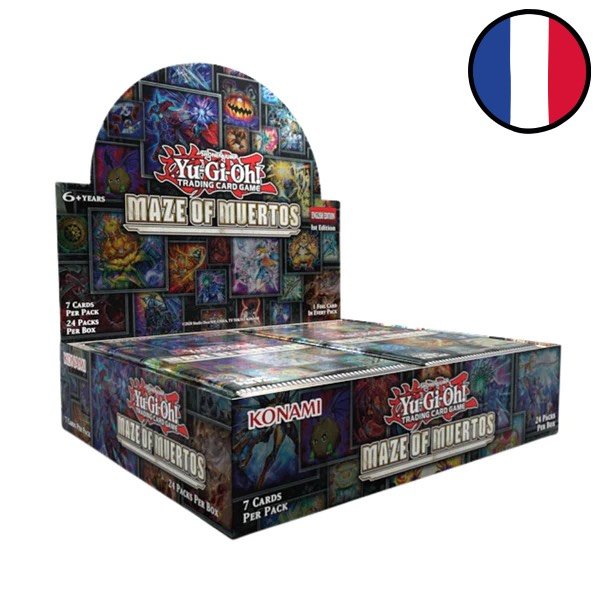 Display of 24 Maze of Muertos Booster Packs - Yu-Gi-Oh! FR