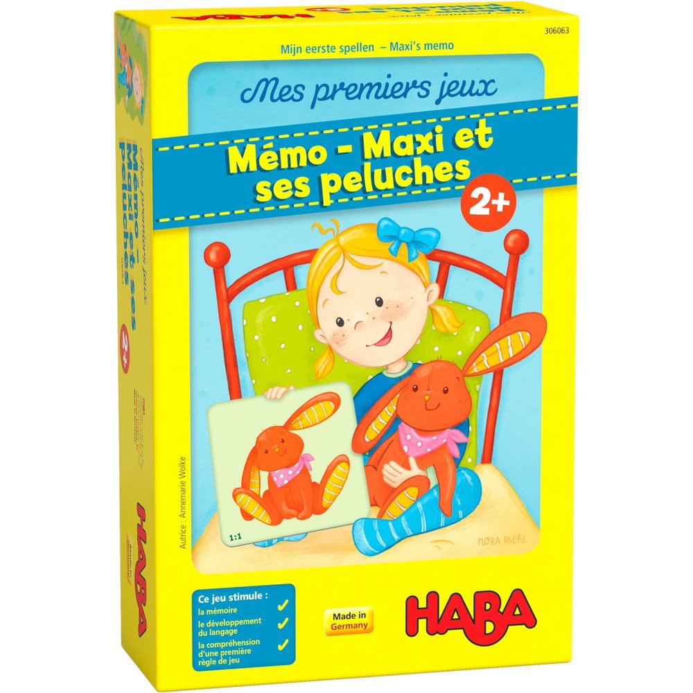 Mes Premiers Jeux - Mémo Maxi et ses Peluches