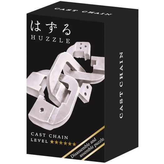 Casse-tête Huzzle mini : Cast Chain argenté Difficulté 6/6