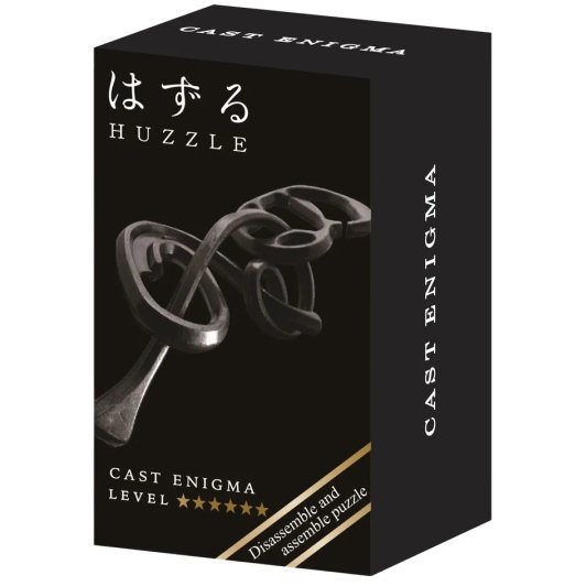 Casse-tête Huzzle mini : Cast Enigma noir Difficulté 6/6
