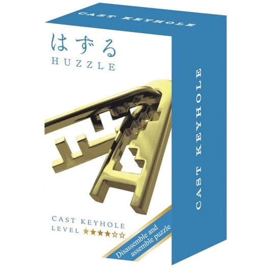 Casse-tête Huzzle mini : Cast  Keyhole doré Difficulté 4/6