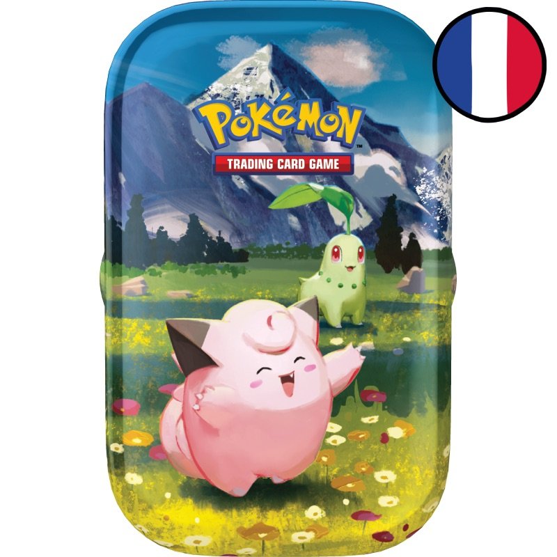 Mini Tin Méga-Évolution – Héros Transcendants - Mélofée & Germignon - Pokémon FR