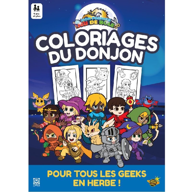Mon Premier Jeu de Rôle - Coloriages du Donjon