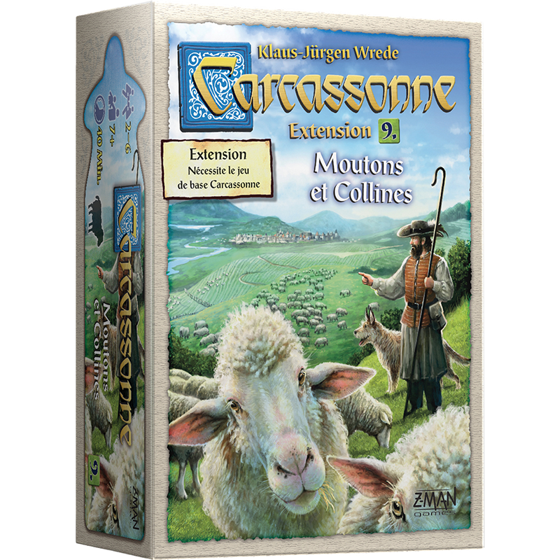 Carcassonne - Extension 9 Moutons et Collines - Ancienne édition