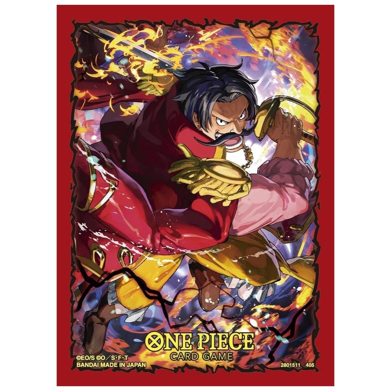 70 Pochettes Format Standard - Official Sleeves 12 - Gol D. Roger - One Piece