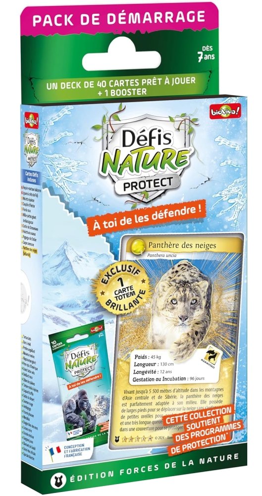 Starter Pack - Snow Leopard - Nature Challenge Protect FR