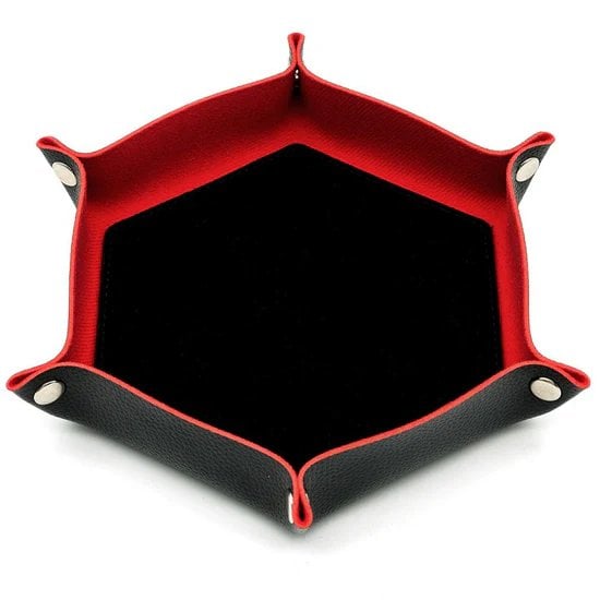 Piste de Dés Souple 17.8cm Rouge et Noir - Loisirs Nouveaux