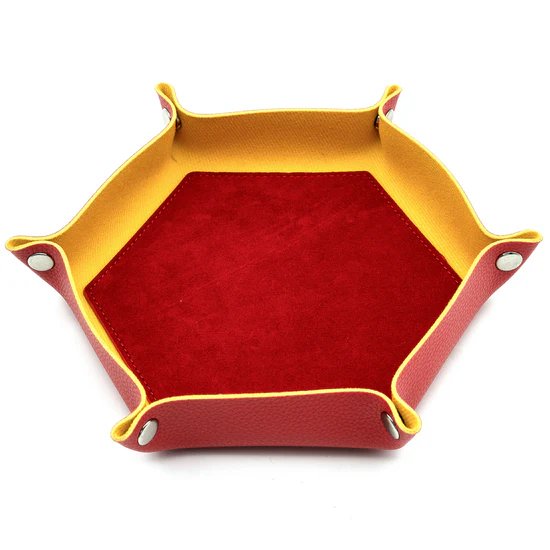 Piste de Dés Souple 17.8cm Rouge et Jaune - Loisirs Nouveaux