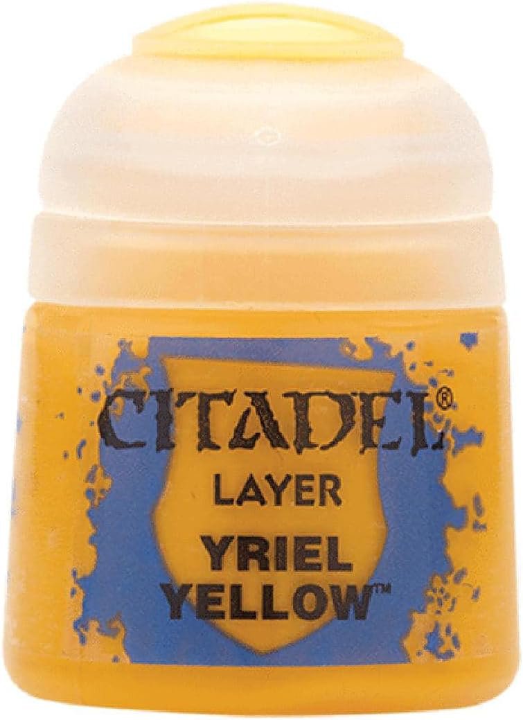Pot of Layer Yriel Yellow paint 12ml 22-01 - Citadel